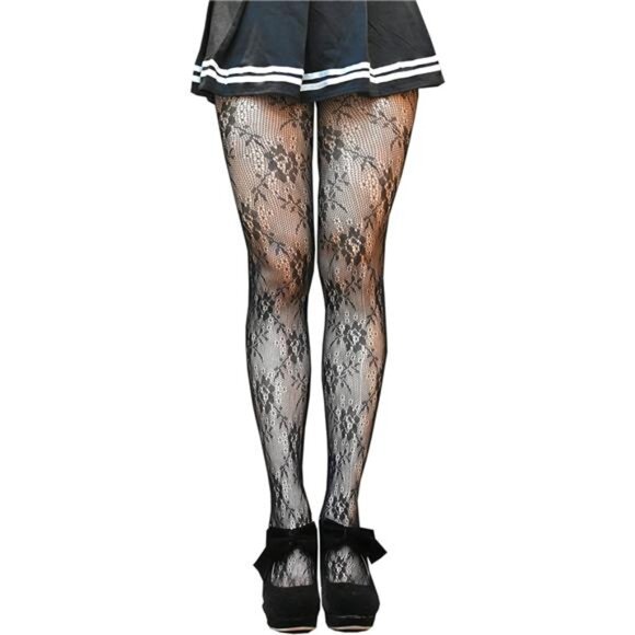 Fishnet Patterned Tights - Picture 1 of 6